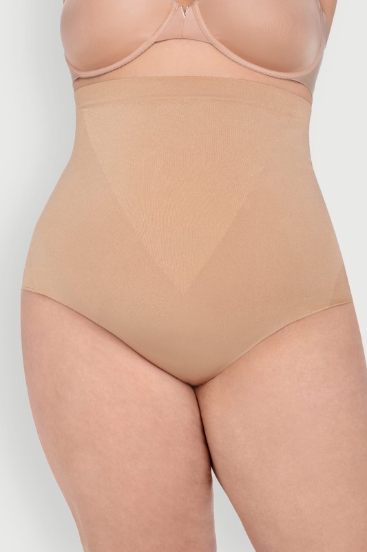Majtki wyszczuplające wysokie beżowe MONA QUEEN
