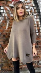 Sweter oversize z blaszką fango