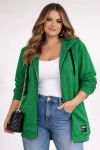Bluza Kangurka rozpinana Plus Size zielona Gucci